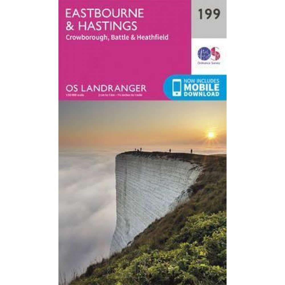 OS199 Eastbourne Hastings Surrounding ar